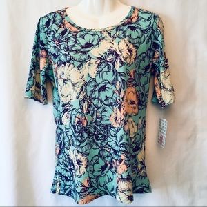 Lularoe Gigi Beautiful Floral BNWT SZ MED (6-8)